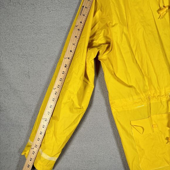 VNTG The Disney Catalog One Size Fits Most Yellow Rain Coat Packable MickeyMouse - Picture 7 of 14